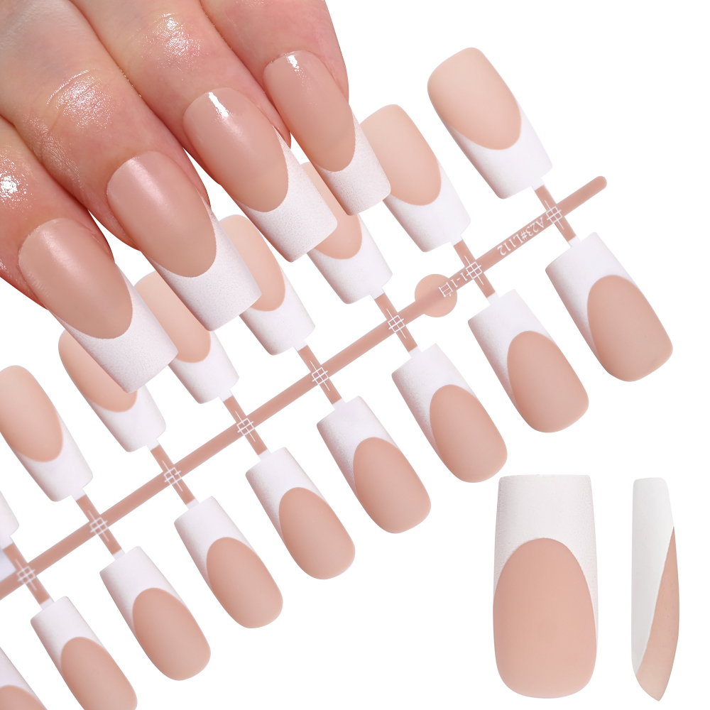 120 pçs nude francês unhas fal - Nail Art Wedding avaliação e preço