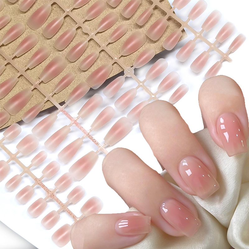 30 pçs cor nude unhas falsas m - Nail Art Xs avaliação e preço