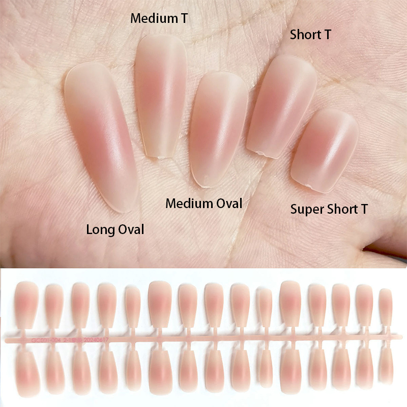30 pçs cor nude unhas falsas m - Nail Art Xs avaliação e preço