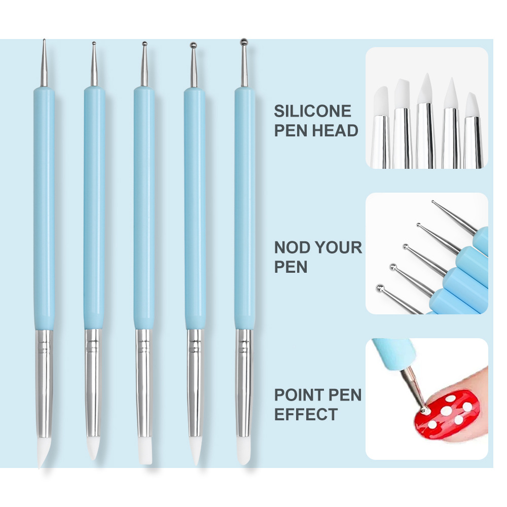 Conjunto de 1/3/5/6 Pincéis pa - Nail Fan Brush avaliação e preço